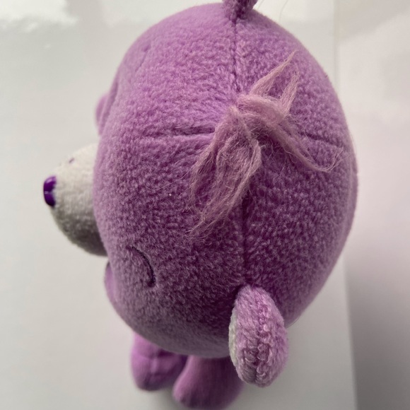 Care Bear 2002 vintage lavender plush 9” - Picture 7 of 7